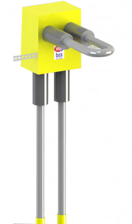 MHS Ventilheizkörperbox V-HKU50-ED Viega Edelstahl 15 mm