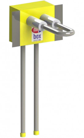 MHS Ventilheizkörperbox V-HKS16-40-VR Viega Raxofix 16 mm
