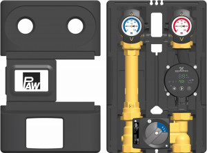 PAW K32 Pumpengruppe Heizkreis DN 25 3-Wege-Mischer N mit Grundfos ALPHA2 25-60, SM SR5 36053MGH6