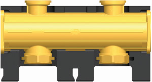 PAW Erweiterungsmodul mit Isolierung DN 25, L= 250 mm, A= 125 mm, H= 100 mm 343113