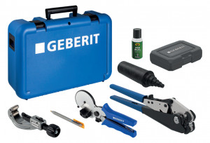 Geberit FlowFit Handpresswerkzeug in Koffer: d=16/20/25/32/40mm Nr. 691031001