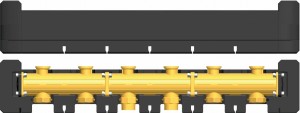 PAW Modulverteiler 3-fach DN 20 mit Isolierung 3113