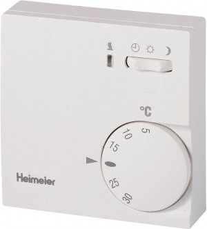 HEIMEIER Raumthermostat weiß 230 V, mit Temperaturabsenkung 1938-00.500