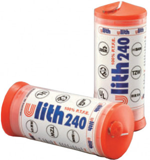 ULITH-240 Gewindedichtfaden 100%PTFE, -200°C bis +240°C, Spule: 175m