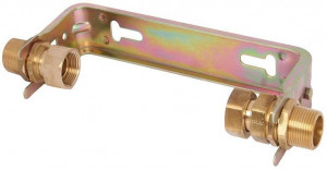 Schlösser Wasserzähler-Anschlussgarnitur waagerecht 3/4" x 3/4", für QN 2,5