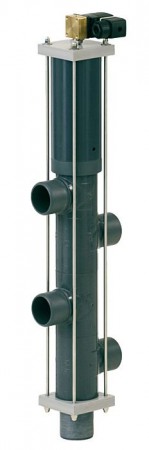 BEHNCKE Besgo DN 40 (Maß 125 mm) 5-Wege-Rückspülautomat aus PVC-U - Filtern-Rückspülen mit Magnetventil