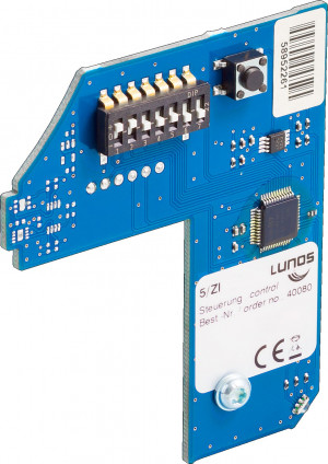 LUNOS Silvento Basisplatine 5/ZI Stufenschaltung, Zeitnachlauf, Intervall 40287