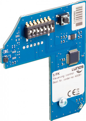 LUNOS Silvento Komfortplatine 5/FK Basisplatine + Feuchte- u. Temperatur-Sensor 40288