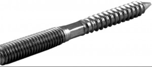 DITECH Stockschraube 10,0x100mm Stahl verzinkt