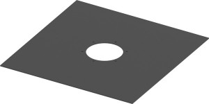 DITECH/TECE Dichtfolienzuschnitt EPDM f Klemmflanschverb. 500x500mm