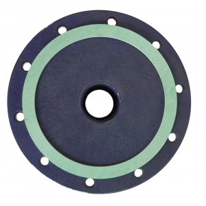 Austria Email Lochflansch mit Dichtung 6/4", 260mm, 10 Loch