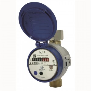 Ditech Zapfhahn-Wasserzähler, frostsicher