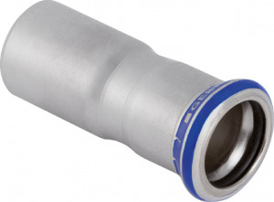 Mapress Edelstahl Reduktion 108 x 54 mm mit Einschubende