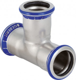 Mapress Edelstahl T-Stück 88,9 x 88,9 x 88,9 mm egal