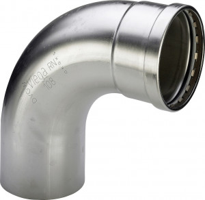 Sanpress Inox Bogen 108 mm 90° I/A Modell 2316.1