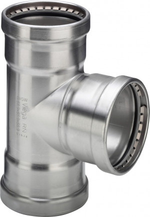 Sanpress Inox T-Stück 76,1 mm Modell 2318