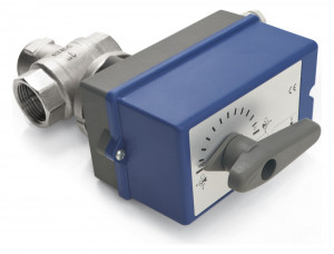 TACONOVA 3-Weg-Motorkugelhahn 10 bar DN 32 Rp 11/4 Kvs 27.2, 256.3175.999