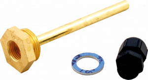 WOLF Kollektortauchhülse 3/4" mit PG-Zugentlastung und Dichtung 2425078