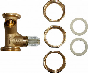 WOLF Regulierventil 1 1/2" Durchflußanzeige 0-36 l/minute 2070433