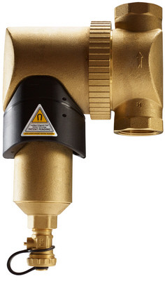 WOLF Schlammabscheider 1 1/4" drehbar inklusive Magnetitabscheider 2075009