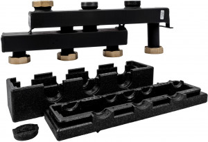 WOLF Verteilerbalken 2 Kreise für Verrohrungsgruppen DN25 und DN32 2072197