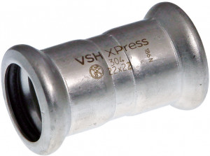 XPress Edelstahl 304 Muffe 88,9 mm