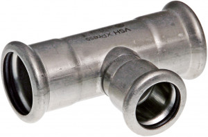XPress Edelstahl 304 T-Stück reduziert 108 x 42 x 108 mm