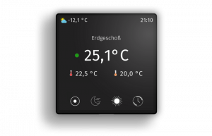 TA Raumsensor mit Touch Display, 230 V, CO2 Sensor