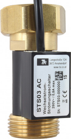 TA Strömungsschalter 230V=/0,5A Wechselstrom 1", 01/STS03AC-1"