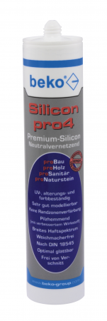 Beko Silicon pro4 Premium 310 ml Farbe weiss