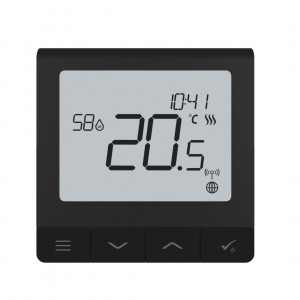 Salus Digitaler Funkraumthermostat, schwarz, DT568802
