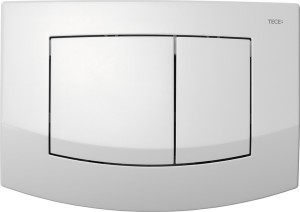 TECEambia WC-Betätigungsplatte weiß Zweimengentechnik, 9240200