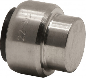 Tectite lösbar Kappe TS301 15 mm, mit TDX-Demontagehüls, Edelstahl