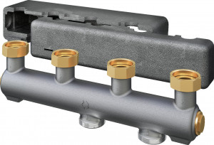 OVENTROP-Verteilerbalken für Regumat DN25, 2 Heizkreise, 1351570