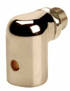 DITECH Allgassteckdose DN 15, Messing verchromt, mit TAE