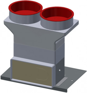 MELTEM Adapter f. Flexrohranschl. Massiv M-WRG-MB/FRA75, NW 75 200037