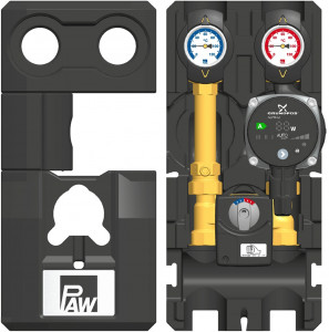 PAW K32 Pumpengruppe Heizkreis DN 20, 3-Wege-Mischer m. Grundfos ALPHA2 15-60, SM SR2 32053MGH6