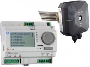 TA Set ATON+ Heizstab EHS-R u. Energiezähler CAN-EZ3A Modbus S0-Schnittstelle