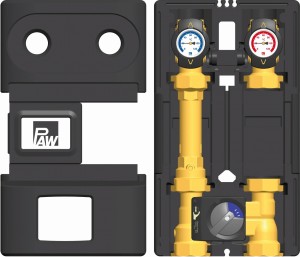 PAW K32 Pumpengruppe Heizkreis, DN 32, 3-Wege-Mischer, ohne Pumpe, mit Stellmotor Nr. 39053M