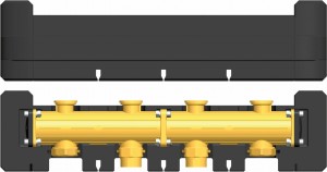 PAW Modulverteiler 2-fach DN 20 mit Isolierung 3112