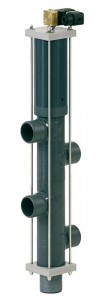 BEHNCKE Besgo DN 50 (Maß 140 mm) 5-Wege-Rückspülautomat aus PVC-U - Filtern-Rückspülen mit Magnetventil