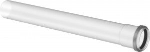 BOSCH Abgaszubehör FC-S80-2000 Abgas- oder Luftrohr, d:80mm, L:2,0m 7738112652