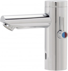 DIANA O200 Elektrik Waschtischmischer berührungslos Batteriebetrieb verchromt Neu