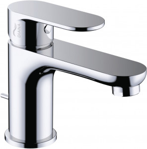 DIANA Waschtischmischer Serie O200 Neu Höhe 75mm, mit Ablaufgarnitur chrom