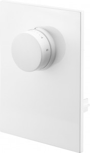 Oventrop Abdeckung zu Einzelraumregelung FBH mit Thermostat, Kunststoff weiß