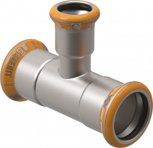 Geberit Mapess Therm T-Stück reduziert 88,9 x 22 x 88,9 mm