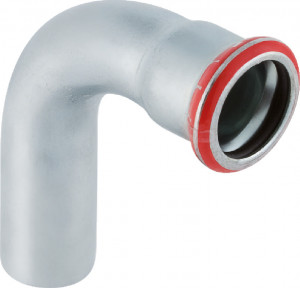 Mapress C-Stahl Bogen 88,9 mm 90° mit Einschubende