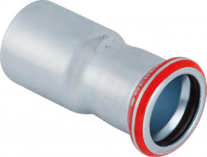 Mapress C-Stahl Reduktion 88,9 x 76,1 mm mit Einschubende