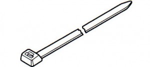 Raychem Kabelbinder KBL-10, 100-Stück-Packung