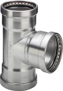 Sanpress Inox T-Stück 76,1 mm Modell 2318